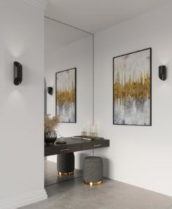 Aplique negro PENNE 20 ambiente