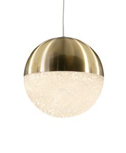 Colgante LED latón SPHERE Ø20 detalles