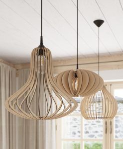 Colgante original de madera APRILLA ambiente 3