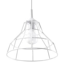 Lámpara 25 cm Ø ANATA blanca detalles