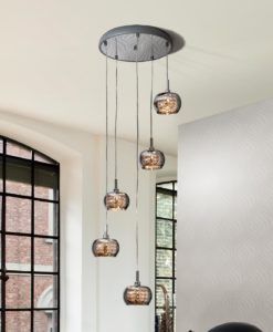 Lámpara de techo 5 luces ARIÁN dimable ambiente