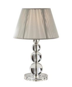 Lámpara mesa MERCURY plata