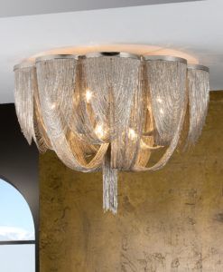 Lámpara plafón 10 luces MINERVA dimable ambiente