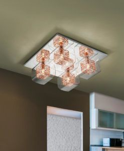 Plafón 4 luces LIOS ambiente