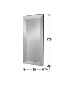 Espejo 178 cm x 80 cm ROMA medidas