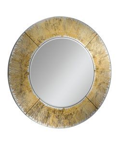 Espejo AURORA oro Ø100 cm redondo