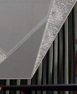 Espejo LAVERNA plata grande 180 cm x 100 cm detalles