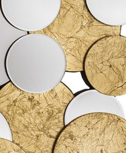 Espejo oro CIRZE 140 cm x 60 cm detalles