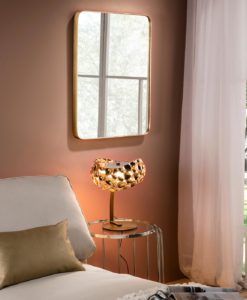 Espejo oro rectangular 61 cm x 81 cm ORIO ambiente