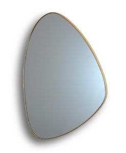 Espejo oro triangular ORIO 84 cm x 55 cm