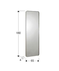 Espejo ORIO plata 65 cm x 180 cm rectangular medidas