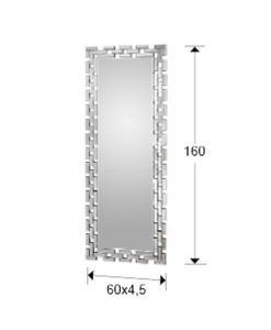 Espejo rectangular ANTONELLA 60 cm x 160 cm medidas