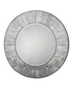 Espejo redondo AURORA plata Ø100 cm
