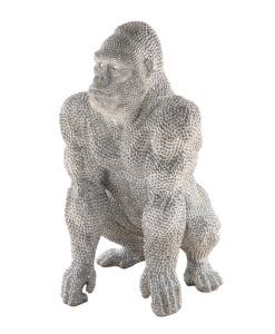 Figura GORILA grande plata