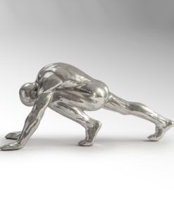 Figura grande ASANA plata detalles 2