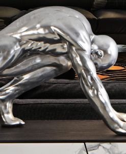 Figura grande ASANA plata detalles