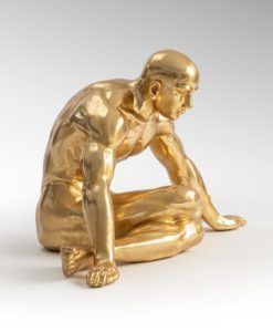 Figura grande YOGA oro