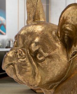 Figura pequeña BULL FRANCES oro detalles