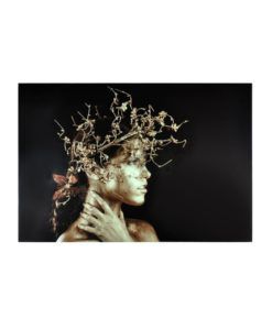 Fotografía impresa MUJER DORADA 150 cm x 100 cm