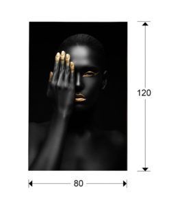 Fotografía impresa ORONEGRO 80 cm x 120 cm medidas