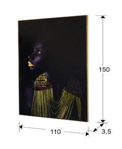 Lienzo impreso HIMBA 110 cm x 150 cm medidas