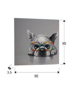 Pintura acrílica OTTO 90 cm x 90 cm medidas