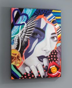 Pintura acrílica POP ART 90 cm x 120 cm