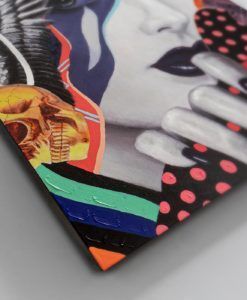 Pintura acrílica POP ART 90 cm x 120 cm detalles 2
