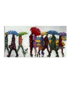 Pintura acrílica UMBRELLAS 140 cm x 70 cm