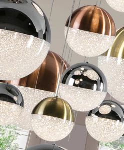 Lámpara SPHERE 14 luces LED dimable detalles