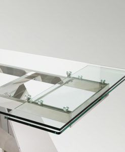Mesa comedor extensible 160/220 cm MIKA detalle