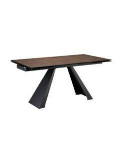 Mesa comedor extensible 160/240 ALAI marrón