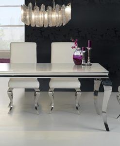 Mesa de comedor BARROQUE 160 cm ancho ambiente 2