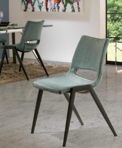Silla ALOHA azul ambiente