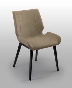 Silla KIARA negro y beige
