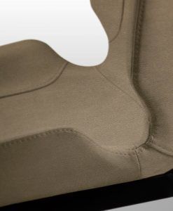 Silla KIARA negro y beige detalles