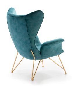 Sillón SACHA azul detalle