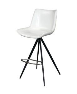 Taburete alto SAMOA blanco