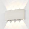 Aplique exterior blanco arena LED 8W luz cálida ARCS