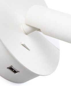 Aplique blanco DUAS LED detalles