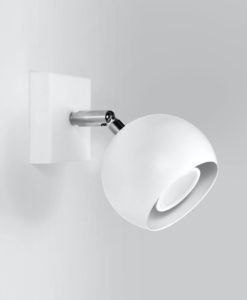 Aplique blanco orientable OCULARE detalles