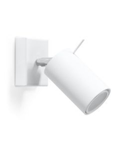 Aplique blanco orientable RING