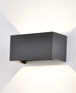 Aplique exterior gris oscuro LED 4x6W luz cálida DAVOS
