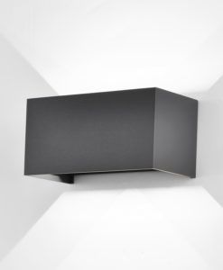 Aplique gris oscuro LED 4x6W 4000K luz neutra DAVOS