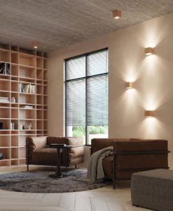 Aplique madera QUAD ambiente