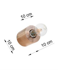 Aplique madera SALGADO medidas