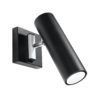 Aplique negro orientable DIREZIONE