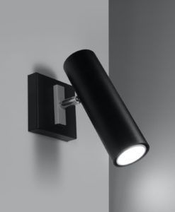 Aplique negro orientable DIREZIONE detalles