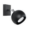 Aplique negro orientable OCULARE