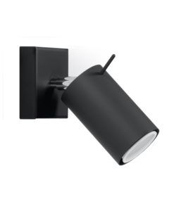 Aplique negro orientable RING